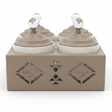 Red Home Luxury 4 - Piece White Ceramic Cup Set with Sturdy Taupe Metal Holder and Fitted Lids for Modern Kitchen Storage (11.5 × 27 × 27 cm) - Al Kabayel Discount CentreRed Home Luxury 4 - Piece White Ceramic Cup Set with Sturdy Taupe Metal Holder and Fitted Lids for Modern Kitchen Storage (11.5 × 27 × 27 cm)Jars & Food SaversRED HOMEAl Kabayel Discount Centre