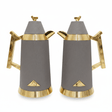 Red Home Luxury Vacuum Flask Set – 1L + 1L – Gray & Gold - Al Kabayel Discount CentreRed Home Luxury Vacuum Flask Set – 1L + 1L – Gray & GoldThermosRED HOMEAl Kabayel Discount Centre