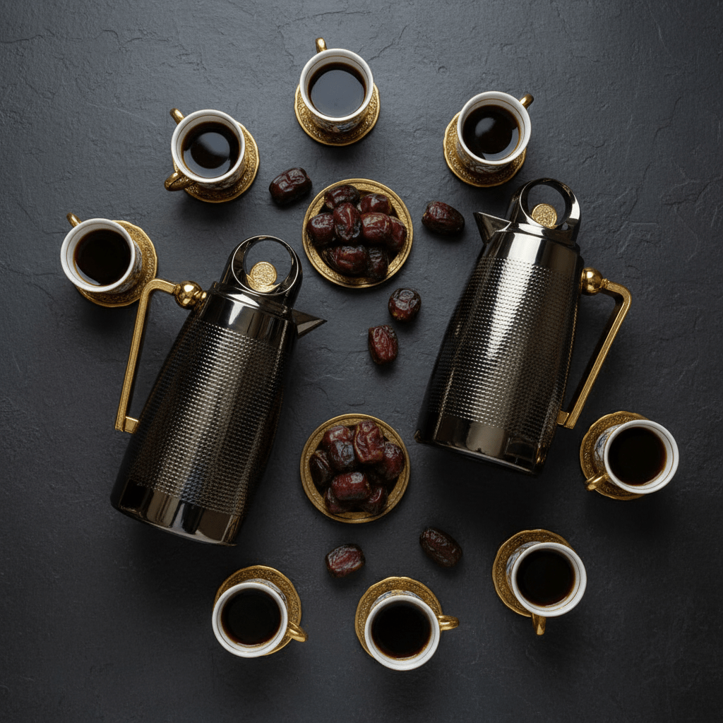 Red Home Premium Vacuum Flask with Gun Black and Gold Finish Durable Thermal Insulated Bottle 1+1 Liter - Al Kabayel Discount CentreRed Home Premium Vacuum Flask with Gun Black and Gold Finish Durable Thermal Insulated Bottle 1+1 LiterThermosREDAl Kabayel Discount Centre