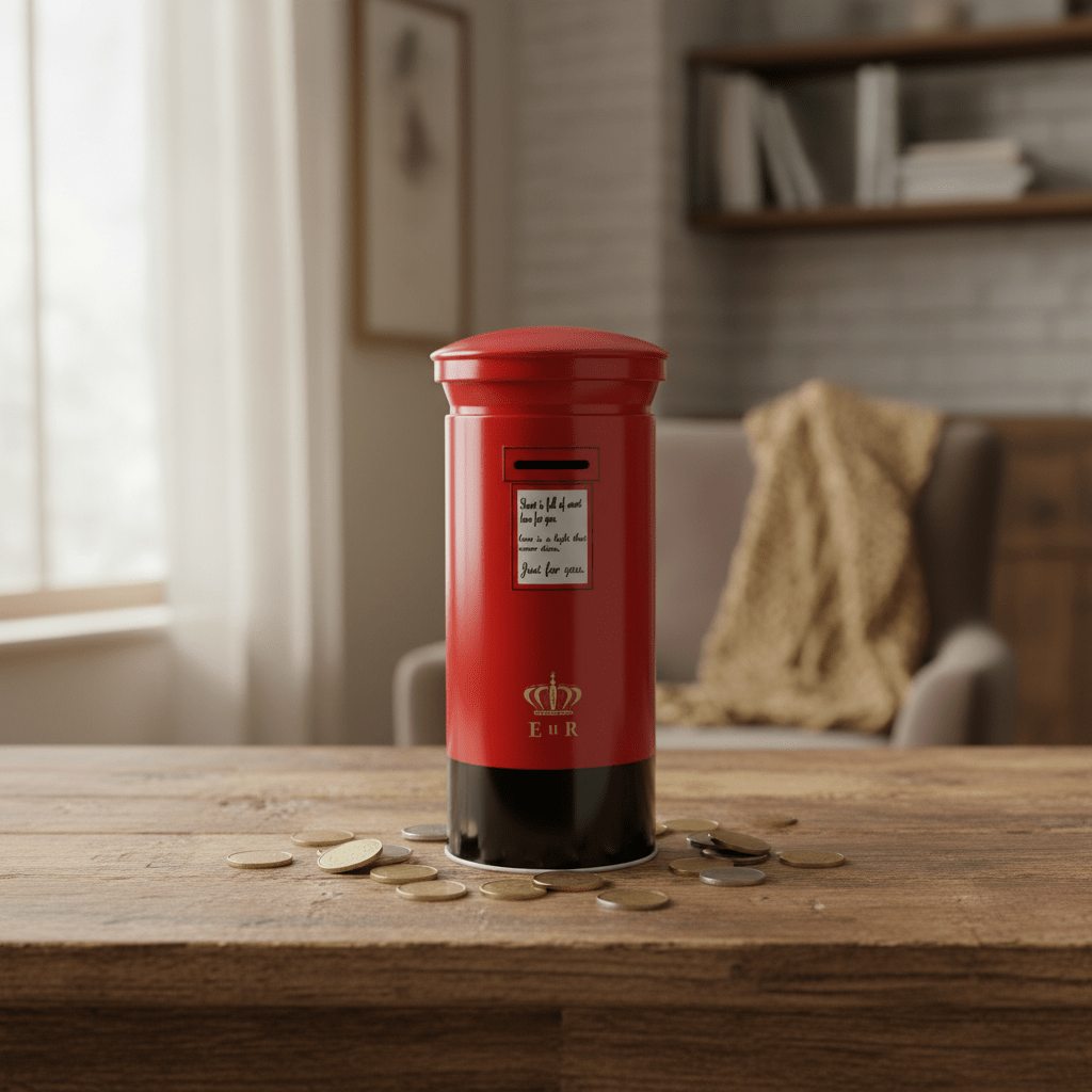 Red Metal British Royal Mail Post Box Coin Bank – 25cm Decorative Money Box - Al Kabayel Discount CentreRed Metal British Royal Mail Post Box Coin Bank – 25cm Decorative Money BoxOrganizers & AccessoriesAKDCAl Kabayel Discount Centre