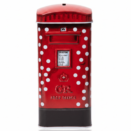 Red Metal Mailbox Coin Bank – British Post Box Design | 17cm - Al Kabayel Discount CentreRed Metal Mailbox Coin Bank – British Post Box Design | 17cmOrganizers & AccessoriesAKDCAl Kabayel Discount Centre