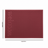 Red PVC Welcome Door Mat – 40×60 cm - Al Kabayel Discount CentreRed PVC Welcome Door Mat – 40×60 cmMats Carpets & RugsAKDCAl Kabayel Discount Centre