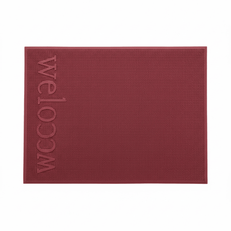 Red PVC Welcome Door Mat – 40×60 cm - Al Kabayel Discount CentreRed PVC Welcome Door Mat – 40×60 cmMats Carpets & RugsAKDCAl Kabayel Discount Centre