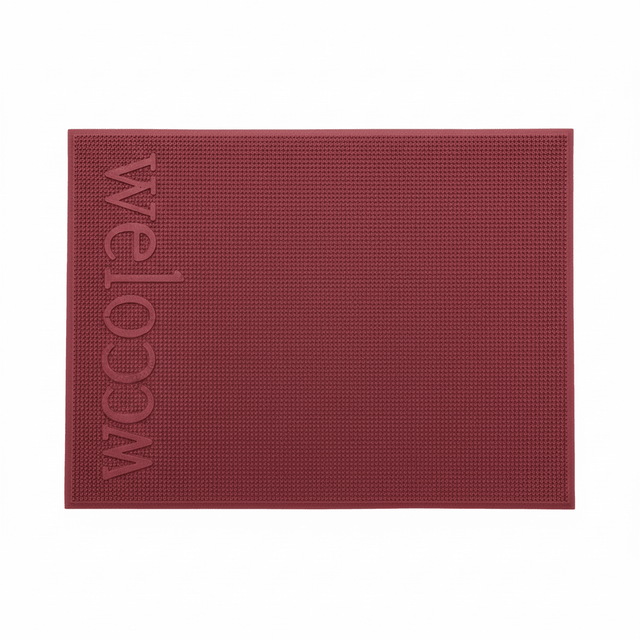 Red PVC Welcome Door Mat – 40×60 cm - Al Kabayel Discount CentreRed PVC Welcome Door Mat – 40×60 cmMats Carpets & RugsAKDCAl Kabayel Discount Centre