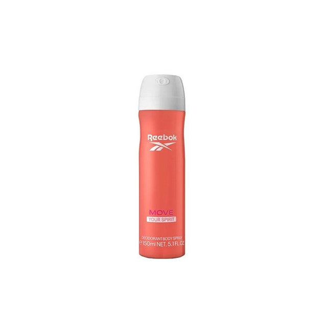 Reebok Deodorant Spray Move Your Spirit Woman - 150ML - Al Kabayel Discount CentreReebok Deodorant Spray Move Your Spirit Woman - 150MLBody Mists & SpraysREEBOKAl Kabayel Discount Centre