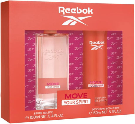 Reebok Move Your Spirit Women Lote (100ML)(150ML)2pcs - Al Kabayel Discount CentreReebok Move Your Spirit Women Lote (100ML)(150ML)2pcsFragrancesREEBOKAl Kabayel Discount Centre