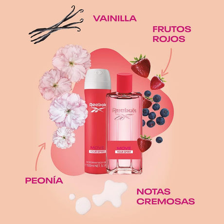 Reebok Move Your Spirit Women Lote (100ML)(150ML)2pcs - Al Kabayel Discount CentreReebok Move Your Spirit Women Lote (100ML)(150ML)2pcsFragrancesREEBOKAl Kabayel Discount Centre