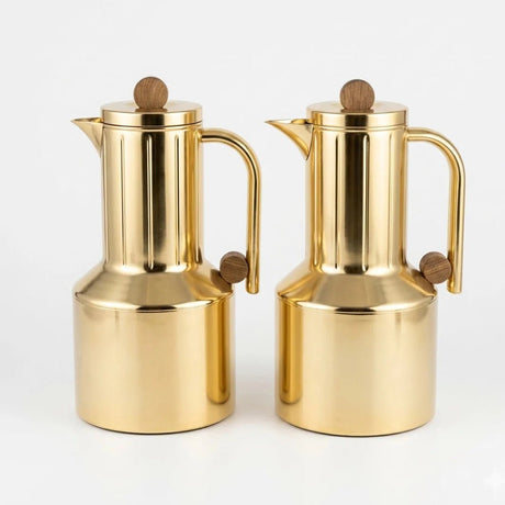 Regal Vacuum Flask 2 Pieces Set – 1L + 1L – Light Coffee with Wooden Finish / Champagne Gold with Wooden Finish / Jet Black with Grey Finish - Al Kabayel Discount CentreRegal Vacuum Flask 2 Pieces Set – 1L + 1L – Light Coffee with Wooden Finish / Champagne Gold with Wooden Finish / Jet Black with Grey FinishThermosREGALAl Kabayel Discount Centre
