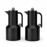 Regal Vacuum Flask 2 Pieces Set – 1L + 1L – Light Coffee with Wooden Finish / Champagne Gold with Wooden Finish / Jet Black with Grey Finish