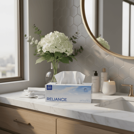 Reliance Ultra Soft Facial Tissues – 200 Sheets per Box, Pack of 5 - Al Kabayel Discount CentreReliance Ultra Soft Facial Tissues – 200 Sheets per Box, Pack of 5Tissues & NapkinsRELIANACEAl Kabayel Discount Centre