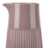Ribbed Ceramic Pitcher Vase - 28×9cm - Mauve / Dusty Blue - Al Kabayel Discount CentreRibbed Ceramic Pitcher Vase - 28×9cm - Mauve / Dusty BlueFlower VaseAKDCAl Kabayel Discount Centre