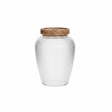 Ribbed Glass Jar with Wooden Lid – 16x7 cm - Al Kabayel Discount CentreRibbed Glass Jar with Wooden Lid – 16x7 cmJars & Food SaversAKDCAl Kabayel Discount Centre