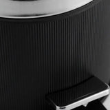 Ribbed Pedal Dustbin with Chrome Lid – 30×25 cm - Navy Blue / Black - Al Kabayel Discount CentreRibbed Pedal Dustbin with Chrome Lid – 30×25 cm - Navy Blue / BlackOrganizers & AccessoriesAKDCAl Kabayel Discount Centre