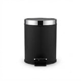 Ribbed Pedal Dustbin with Chrome Lid – 30×25 cm - Navy Blue / Black - Al Kabayel Discount CentreRibbed Pedal Dustbin with Chrome Lid – 30×25 cm - Navy Blue / BlackOrganizers & AccessoriesAKDCAl Kabayel Discount Centre