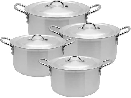RK Aluminium Cooking Pot with Lid | 20/23/26/28/30 cm | Silver - Al Kabayel Discount CentreRK Aluminium Cooking Pot with Lid | 20/23/26/28/30 cm | SilverCasserolesRKAl Kabayel Discount Centre