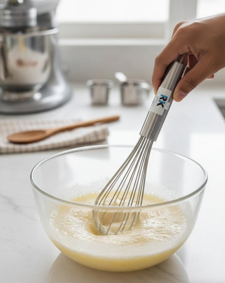 RK Professional Stainless Steel Egg Whisk – Balloon Mixer for Baking, Beating & Cooking - Al Kabayel Discount CentreRK Professional Stainless Steel Egg Whisk – Balloon Mixer for Baking, Beating & CookingKitchen Utensils & GadgetsRAJAl Kabayel Discount Centre