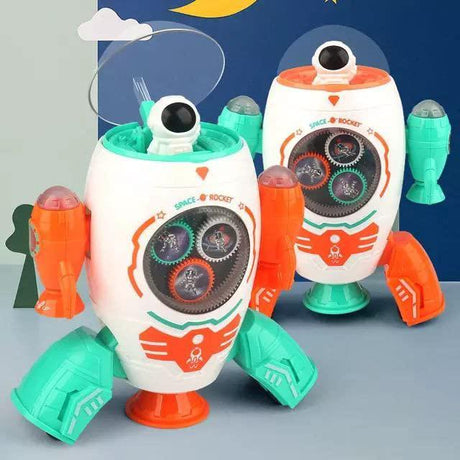 Rong Xian Yi Musical Space Rocket with Colorful Lights, Dancing and Rotation Rocket - Al Kabayel Discount CentreRong Xian Yi Musical Space Rocket with Colorful Lights, Dancing and Rotation RocketRC Figures & RobotsRONG XIAN YIAl Kabayel Discount Centre