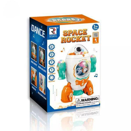 Rong Xian Yi Musical Space Rocket with Colorful Lights, Dancing and Rotation Rocket - Al Kabayel Discount CentreRong Xian Yi Musical Space Rocket with Colorful Lights, Dancing and Rotation RocketRC Figures & RobotsRONG XIAN YIAl Kabayel Discount Centre