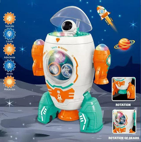 Rong Xian Yi Musical Space Rocket with Colorful Lights, Dancing and Rotation Rocket - Al Kabayel Discount CentreRong Xian Yi Musical Space Rocket with Colorful Lights, Dancing and Rotation RocketRC Figures & RobotsRONG XIAN YIAl Kabayel Discount Centre