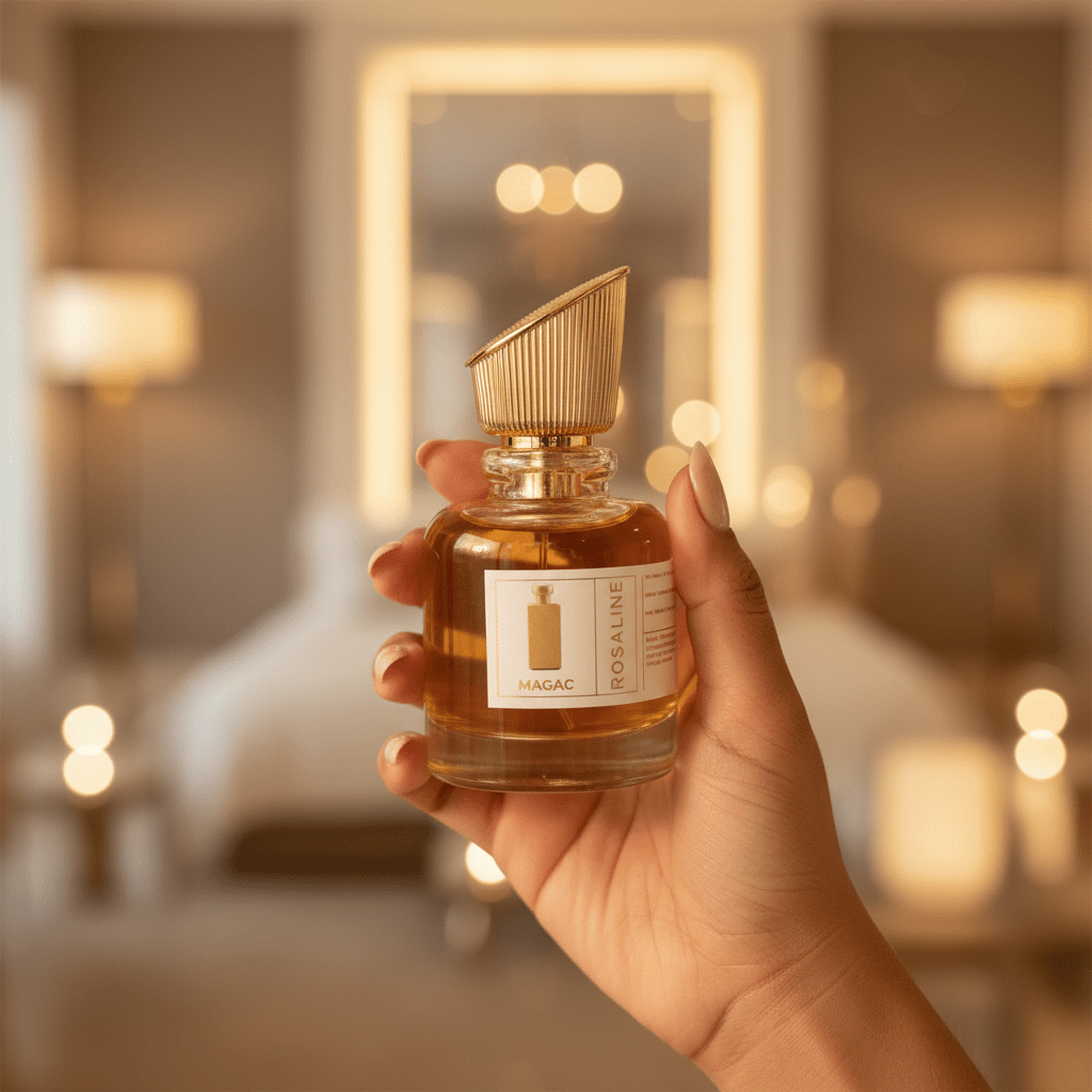 Rosaline Eau de Parfum 100ml by Magac | Long-Lasting Luxury Fragrance for Women | Turkish Rose, Vanilla & Amber | Natural Spray | Inspired Version | - Al Kabayel Discount CentreRosaline Eau de Parfum 100ml by Magac | Long-Lasting Luxury Fragrance for Women | Turkish Rose, Vanilla & Amber | Natural Spray | Inspired Version |PerfumesROSALINEAl Kabayel Discount Centre