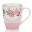 Rose Garden Ceramic Mug — 300ml | White & Pink Floral Drinkware - Al Kabayel Discount CentreRose Garden Ceramic Mug — 300ml | White & Pink Floral DrinkwareMugsAKDCAl Kabayel Discount Centre