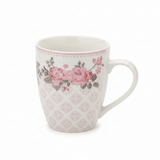 Rose Garden Ceramic Mug — 300ml | White & Pink Floral Drinkware - Al Kabayel Discount CentreRose Garden Ceramic Mug — 300ml | White & Pink Floral DrinkwareMugsAKDCAl Kabayel Discount Centre
