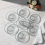 Rosella Plain White Saucers for Tea Cups & Coffee Cups – Durable Ceramic Saucer Set of 6 - Al Kabayel Discount CentreRosella Plain White Saucers for Tea Cups & Coffee Cups – Durable Ceramic Saucer Set of 6TumblersROSELLAAl Kabayel Discount Centre