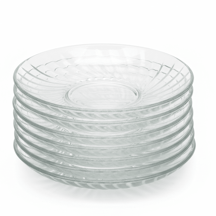 Rosella Plain White Saucers for Tea Cups & Coffee Cups – Durable Ceramic Saucer Set of 6 - Al Kabayel Discount CentreRosella Plain White Saucers for Tea Cups & Coffee Cups – Durable Ceramic Saucer Set of 6TumblersROSELLAAl Kabayel Discount Centre