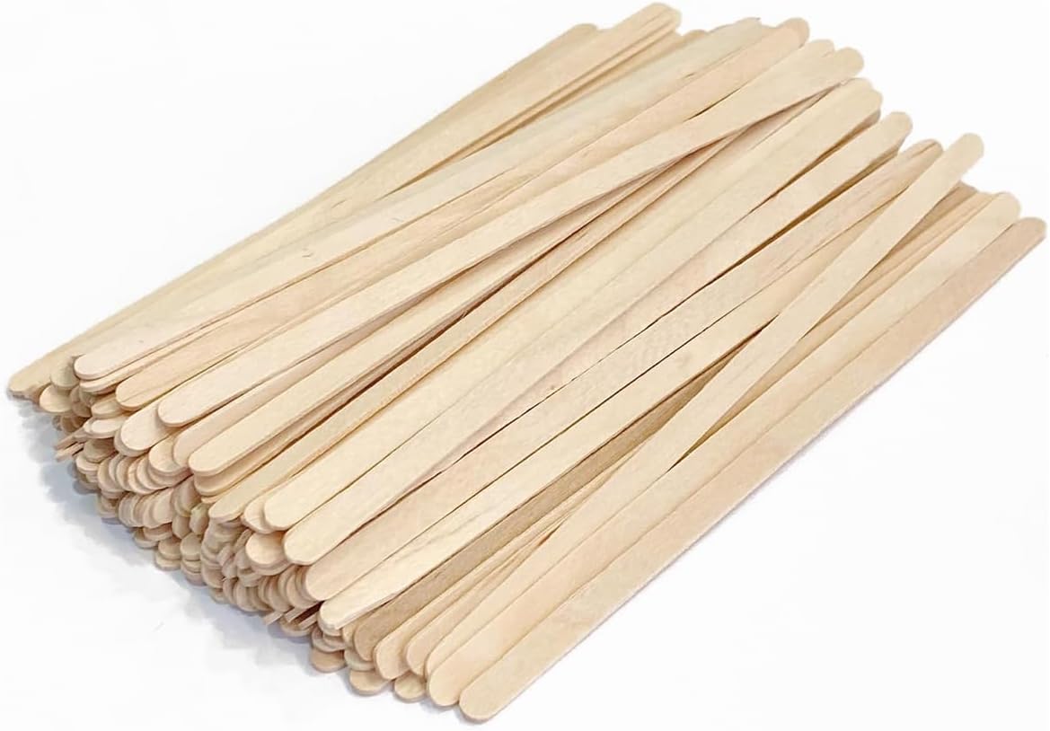 ROSY MOMENT 100pcs Disposable Wooden Coffee Stick 140mm*5mm*1mm - Al Kabayel Discount CentreROSY MOMENT 100pcs Disposable Wooden Coffee Stick 140mm*5mm*1mmCookware AccessoriesROSY MOMENTAl Kabayel Discount Centre