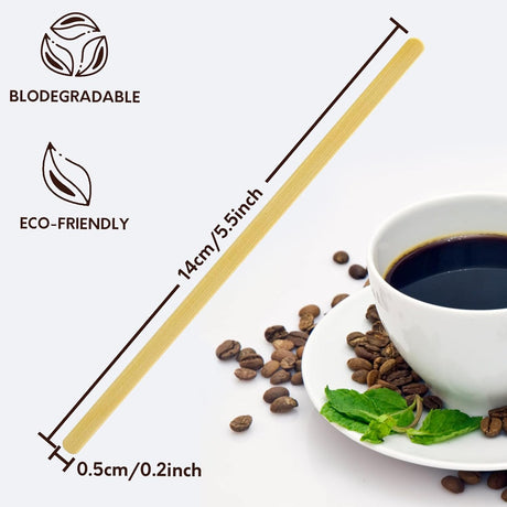ROSY MOMENT 100pcs Disposable Wooden Coffee Stick 140mm*5mm*1mm - Al Kabayel Discount CentreROSY MOMENT 100pcs Disposable Wooden Coffee Stick 140mm*5mm*1mmCookware AccessoriesROSY MOMENTAl Kabayel Discount Centre