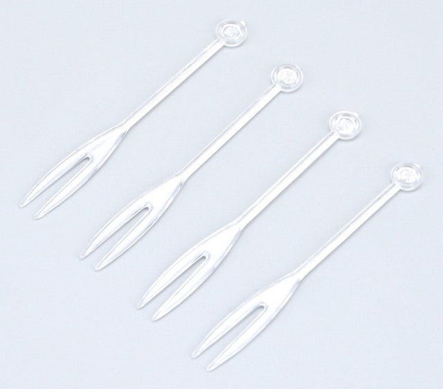 ROSY MOMENT 50pcs Disposable Plastic Fruit Fork 8cm - Al Kabayel Discount CentreROSY MOMENT 50pcs Disposable Plastic Fruit Fork 8cmCookware AccessoriesROSY MOMENTAl Kabayel Discount Centre