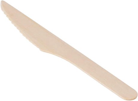 ROSY MOMENT 50pcs Disposable Wooden Knife 16.5cm - Al Kabayel Discount CentreROSY MOMENT 50pcs Disposable Wooden Knife 16.5cmCookware AccessoriesROSY MOMENTAl Kabayel Discount Centre