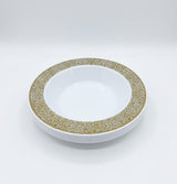 Rosymoment Premium 7.5" Heavyweight Disposable Plastic Bowls – Luxurious Golden Unique Border, 32g, Set of 10 Elegant Dining Pieces - Al Kabayel Discount CentreRosymoment Premium 7.5" Heavyweight Disposable Plastic Bowls – Luxurious Golden Unique Border, 32g, Set of 10 Elegant Dining PiecesDisposablesROSYMOMENTAl Kabayel Discount Centre