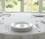 Rosymoment Premium 7.5" Heavyweight Disposable Plastic Plates – Silver Round Border, 24g, Set of 10 Sophisticated Tableware Pieces - Al Kabayel Discount CentreRosymoment Premium 7.5" Heavyweight Disposable Plastic Plates – Silver Round Border, 24g, Set of 10 Sophisticated Tableware PiecesDisposablesROSYMOMENTAl Kabayel Discount Centre