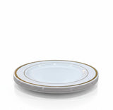 Rosymoment Premium 9" Heavyweight Disposable Plastic Plates – Golden Round Border, 35g, Set of 10 Luxurious Serving Plates - Al Kabayel Discount CentreRosymoment Premium 9" Heavyweight Disposable Plastic Plates – Golden Round Border, 35g, Set of 10 Luxurious Serving PlatesDisposablesROSYMOMENTAl Kabayel Discount Centre