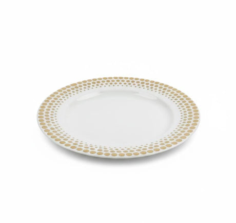 Rosymoment Premium 9" Heavyweight Disposable Plastic Plates – Golden Small Round Border, 35g, Set of 10 Elegant Tableware Plates - Al Kabayel Discount CentreRosymoment Premium 9" Heavyweight Disposable Plastic Plates – Golden Small Round Border, 35g, Set of 10 Elegant Tableware PlatesDisposablesROSYMOMENTAl Kabayel Discount Centre