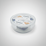 Round Glass Food Storage Container with Airtight Leakproof Plastic Lid – Durable Heat - Resistant Glass – 650 ml Capacity - Al Kabayel Discount CentreRound Glass Food Storage Container with Airtight Leakproof Plastic Lid – Durable Heat - Resistant Glass – 650 ml CapacityFood ContainersAKDCAl Kabayel Discount Centre
