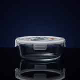 Round Glass Food Storage Container with Airtight Leakproof Plastic Lid – Durable Heat - Resistant Glass – 650 ml Capacity - Al Kabayel Discount CentreRound Glass Food Storage Container with Airtight Leakproof Plastic Lid – Durable Heat - Resistant Glass – 650 ml CapacityFood ContainersAKDCAl Kabayel Discount Centre