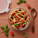 Round Glass Food Storage Container with Airtight Plastic Lid – Multi - Purpose Storage for Leftovers, Soups & Meals – 1000 ml - Al Kabayel Discount CentreRound Glass Food Storage Container with Airtight Plastic Lid – Multi - Purpose Storage for Leftovers, Soups & Meals – 1000 mlFood ContainersAKDCAl Kabayel Discount Centre