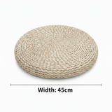 Round Rattan Floor Cushion Natural Seagrass Weave - 45cm / 40cm - Al Kabayel Discount CentreRound Rattan Floor Cushion Natural Seagrass Weave - 45cm / 40cmRattansAKDCAl Kabayel Discount Centre