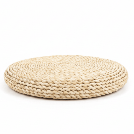 Round Rattan Floor Cushion Natural Seagrass Weave - 45cm / 40cm - Al Kabayel Discount CentreRound Rattan Floor Cushion Natural Seagrass Weave - 45cm / 40cmRattansAKDCAl Kabayel Discount Centre
