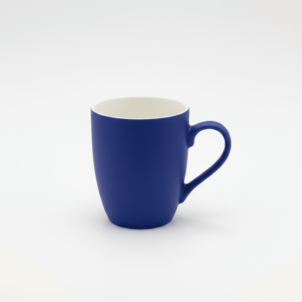 Royal Blue Matte Ceramic Coffee Mug – 400ml | Elegant Two - Tone Design - Al Kabayel Discount CentreRoyal Blue Matte Ceramic Coffee Mug – 400ml | Elegant Two - Tone DesignMugsAKDCAl Kabayel Discount Centre