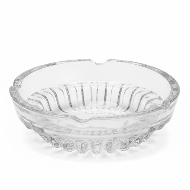 Royal Classic Round Glass Ashtray with Decorative Artistic Pattern – Premium Glass Ashtray for Home & Office Table (10 cm) - Al Kabayel Discount CentreRoyal Classic Round Glass Ashtray with Decorative Artistic Pattern – Premium Glass Ashtray for Home & Office Table (10 cm)AshtraysROYALAl Kabayel Discount Centre