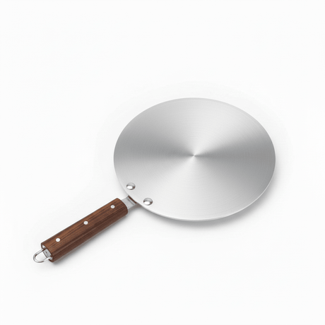 Royal Cuisine Heavy - Duty Round Aluminum Tawa Griddle with Heat - Resistant Wooden Handle – 10 Inch - Al Kabayel Discount CentreRoyal Cuisine Heavy - Duty Round Aluminum Tawa Griddle with Heat - Resistant Wooden Handle – 10 InchTawa/GriddlesROYAL CUSINEAl Kabayel Discount Centre