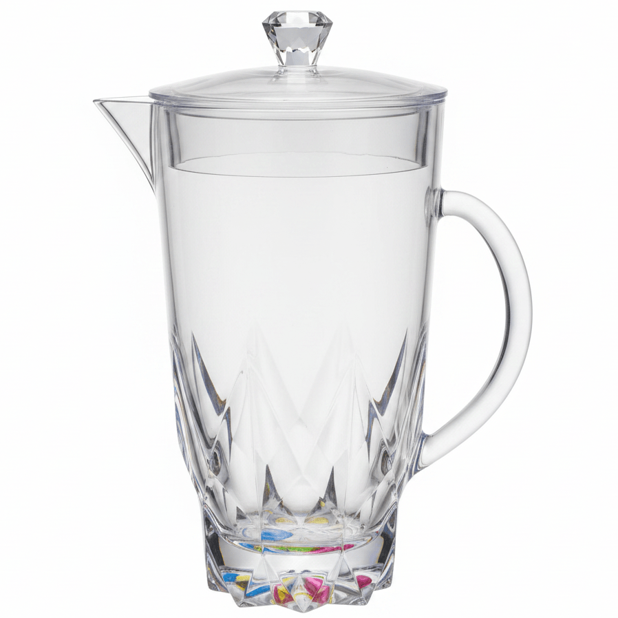Royal Ford Acrylic Beverage Mug with Lid and Elegant Base Large Capacity Drink Container for Juice Water 2.2 Litre - Al Kabayel Discount CentreRoyal Ford Acrylic Beverage Mug with Lid and Elegant Base Large Capacity Drink Container for Juice Water 2.2 LitreJugsROYAL FORDAl Kabayel Discount Centre