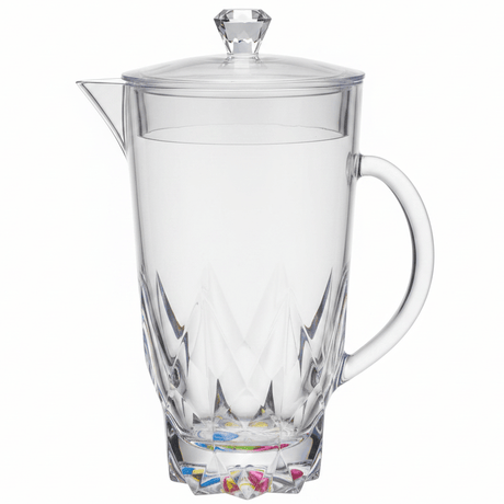 Royal Ford Acrylic Beverage Mug with Lid and Elegant Base Large Capacity Drink Container for Juice Water 2.2 Litre - Al Kabayel Discount CentreRoyal Ford Acrylic Beverage Mug with Lid and Elegant Base Large Capacity Drink Container for Juice Water 2.2 LitreJugsROYAL FORDAl Kabayel Discount Centre