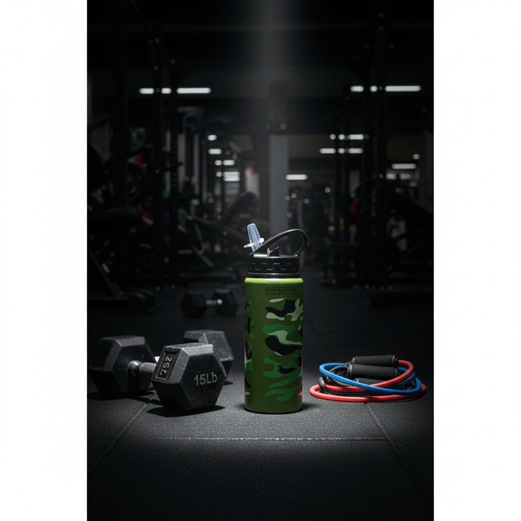 Royal Ford Army Green Stainless Steel Designer Water Bottle – 600 ml - Al Kabayel Discount CentreRoyal Ford Army Green Stainless Steel Designer Water Bottle – 600 mlWater BottlesROYALFORDAl Kabayel Discount Centre