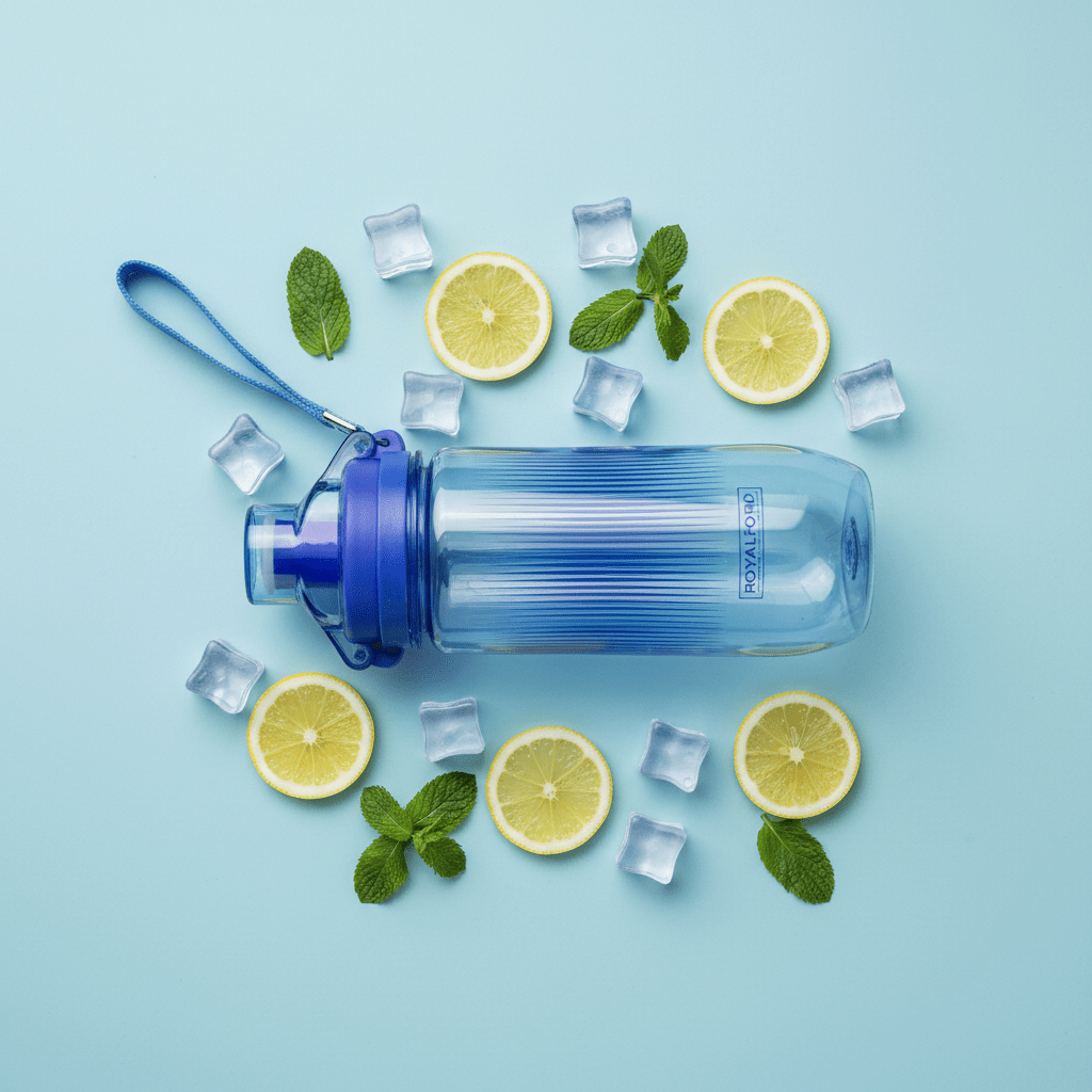 Royal Ford Blue Reusable Plastic Water Bottle for Everyday Use – 600 ml - Al Kabayel Discount CentreRoyal Ford Blue Reusable Plastic Water Bottle for Everyday Use – 600 mlWater BottlesROYALFORDAl Kabayel Discount Centre