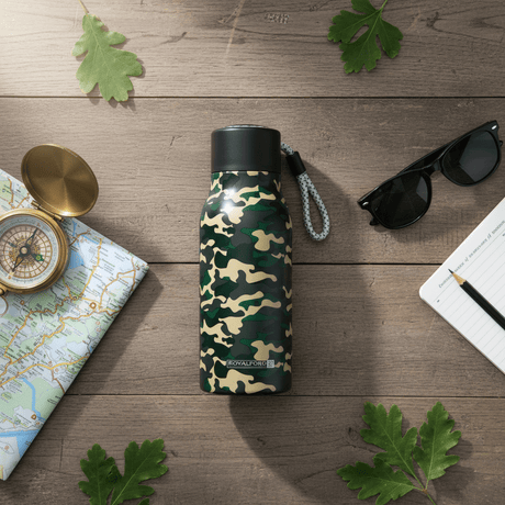 Royal Ford Compact Army Green Stainless Steel Water Bottle with Black Cap – 400 ml - Al Kabayel Discount CentreRoyal Ford Compact Army Green Stainless Steel Water Bottle with Black Cap – 400 mlWater BottlesROYALFORDAl Kabayel Discount Centre