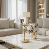 Royal Golden Metal Decorative Candle Holder for Elegant Living Room and Table Styling – 22cm - Al Kabayel Discount CentreRoyal Golden Metal Decorative Candle Holder for Elegant Living Room and Table Styling – 22cmHome Décor AccentsAKDCAl Kabayel Discount Centre